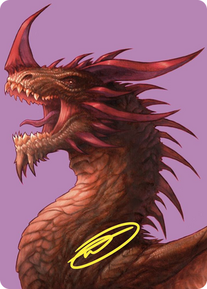 0061 The Ur-Dragon Art Card (Gold-Stamped Signature) S Art Series: Commander Masters
