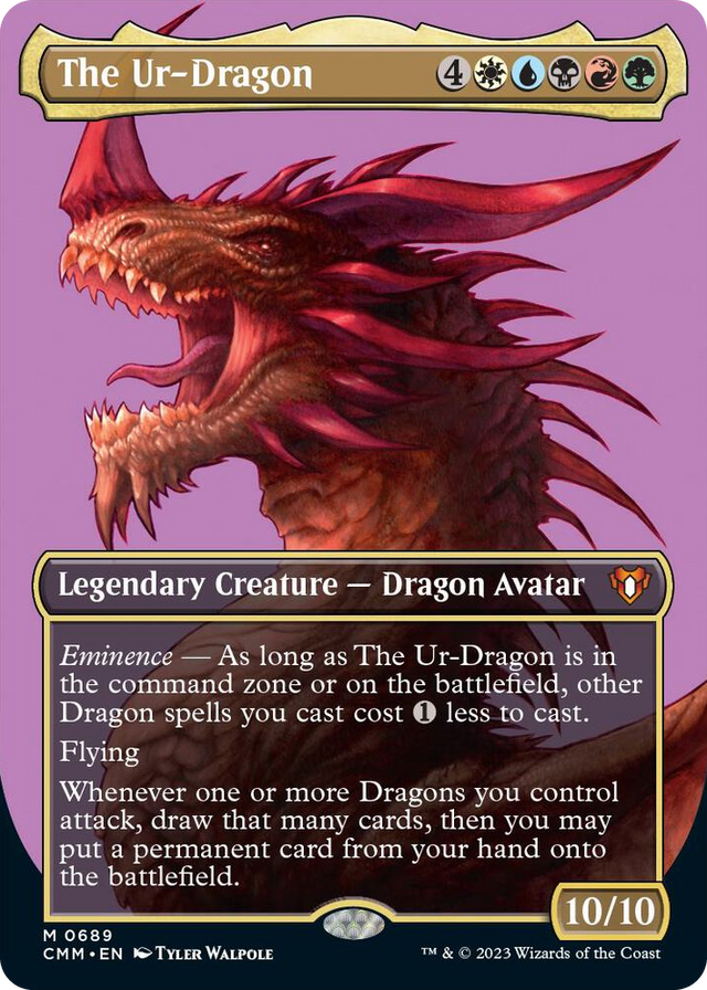 0689 The Ur-Dragon (Borderless) M Commander Masters