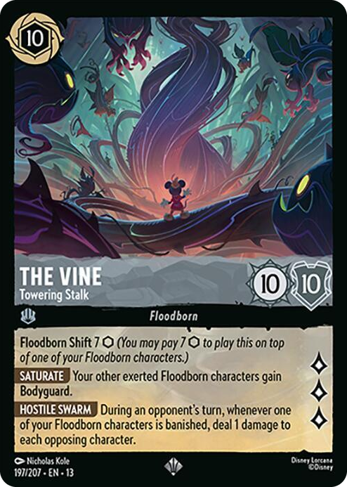 0197 The Vine - Towering Stalk Super Rare Attack of the Vine!