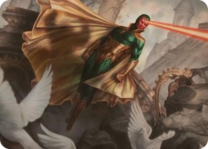 0015 The Vision Art Card S Art Series: Marvel Super Heroes