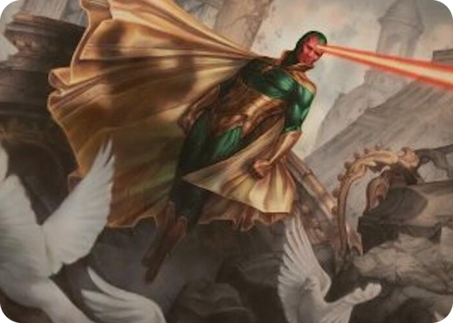 0015 The Vision Art Card S Art Series: Marvel Super Heroes
