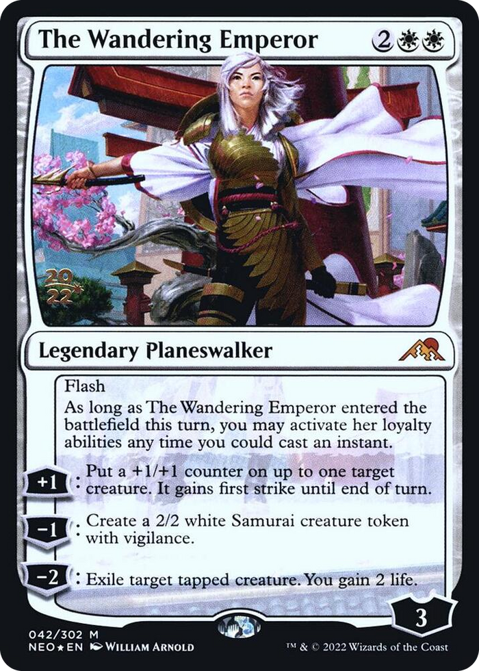 The Wandering Emperor #42 M - Prerelease Cards Pokemon card