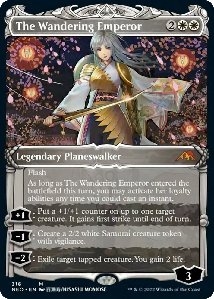 0316 The Wandering Emperor (Showcase) M Kamigawa: Neon Dynasty