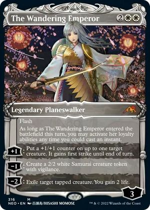 0316 The Wandering Emperor (Showcase) M Kamigawa: Neon Dynasty