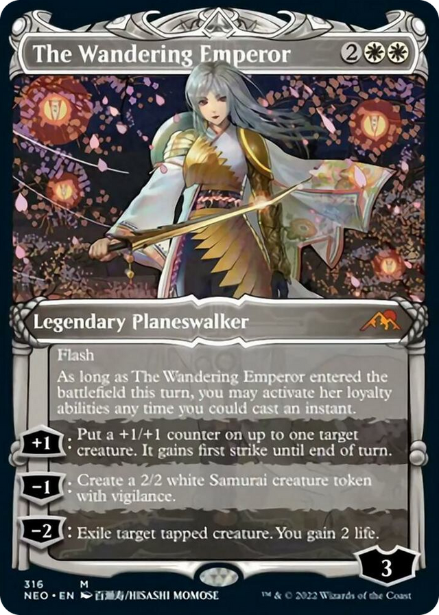 0316 The Wandering Emperor (Showcase) M Kamigawa: Neon Dynasty