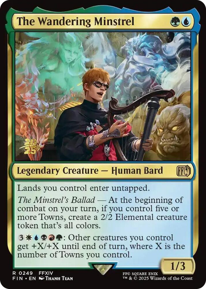 The Wandering Minstrel #249 R - Prerelease Cards Pokemon card