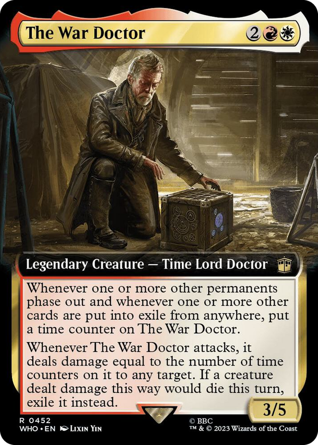 0452 The War Doctor (Extended Art) R Universes Beyond: Doctor Who