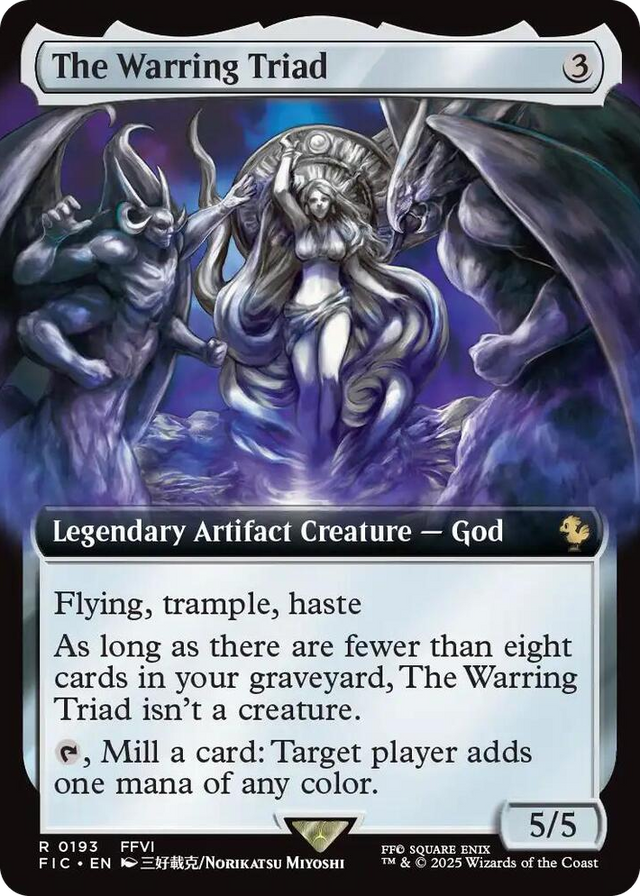 0193 The Warring Triad (Extended Art) R Commander: FINAL FANTASY