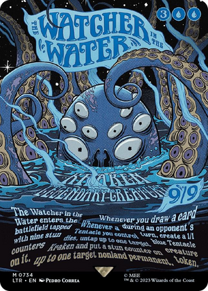0734 The Watcher in the Water (Borderless Poster) M Universes Beyond: The Lord of the Rings: Tales of Middle-earth