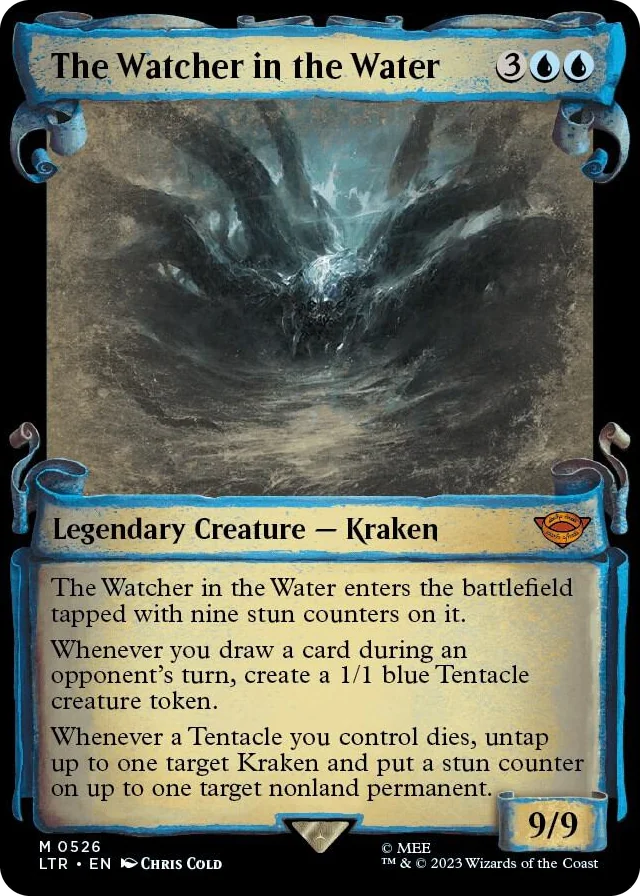 0526 The Watcher in the Water (Showcase Scrolls) M Universes Beyond: The Lord of the Rings: Tales of Middle-earth