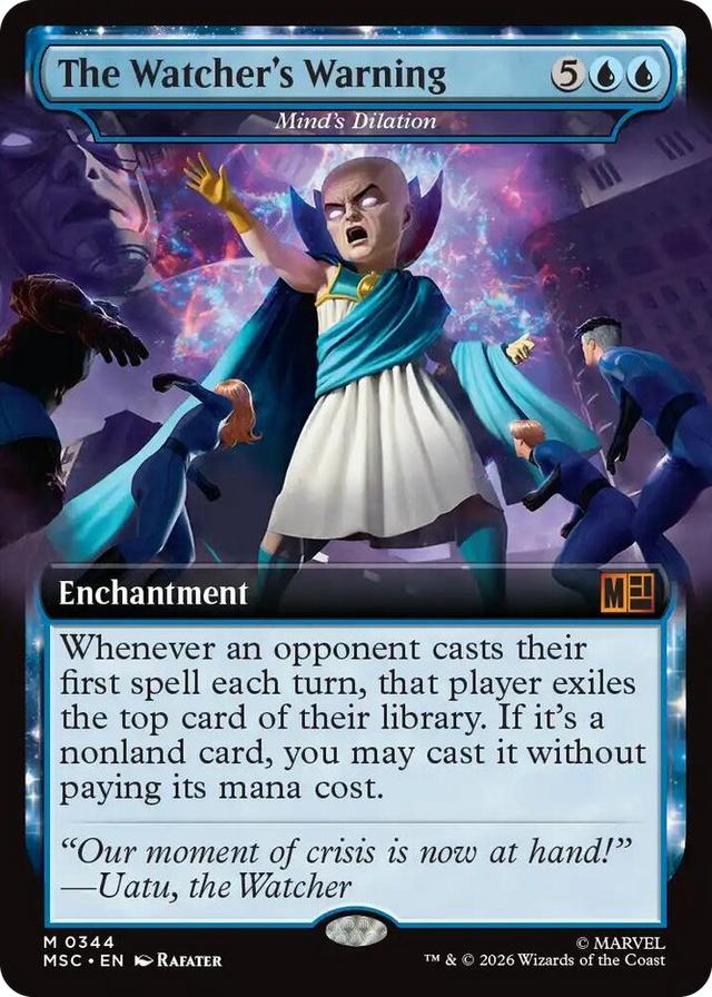 0344 The Watcher's Warning - Mind's Dilation (Extended Art) M Commander: Marvel Super Heroes