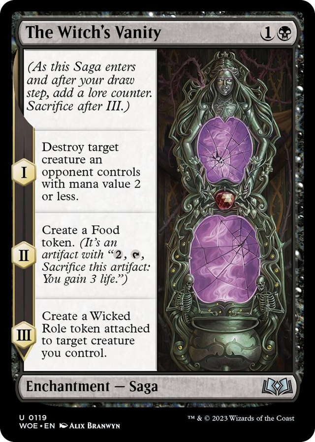 0119 The Witch's Vanity U Wilds of Eldraine