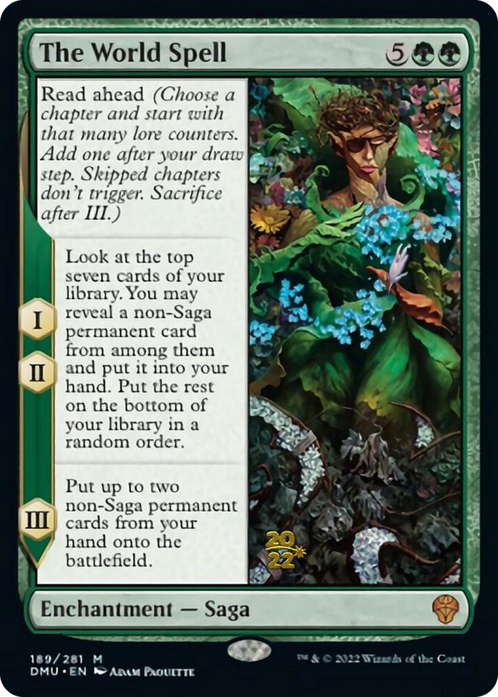 The World Spell #189 M - Prerelease Cards Pokemon card