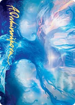 0076 The World Tree Art Card (Gold-Stamped Signature) S Art Series: Kaldheim
