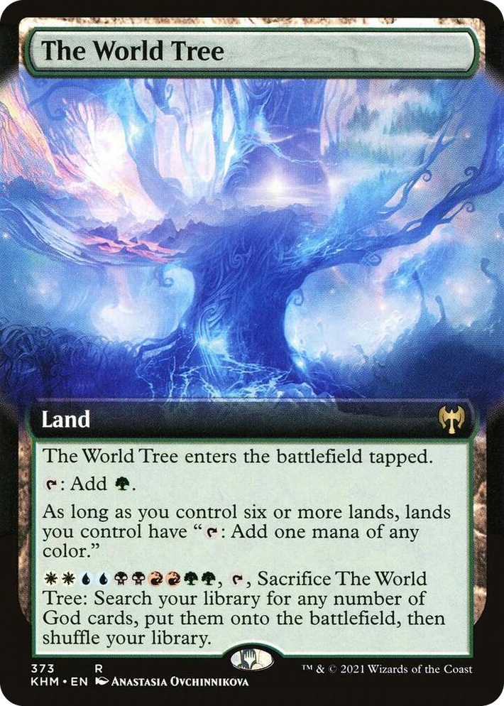 0373 The World Tree (Extended Art) R Kaldheim