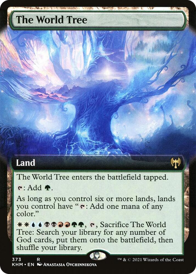 0373 The World Tree (Extended Art) R Kaldheim
