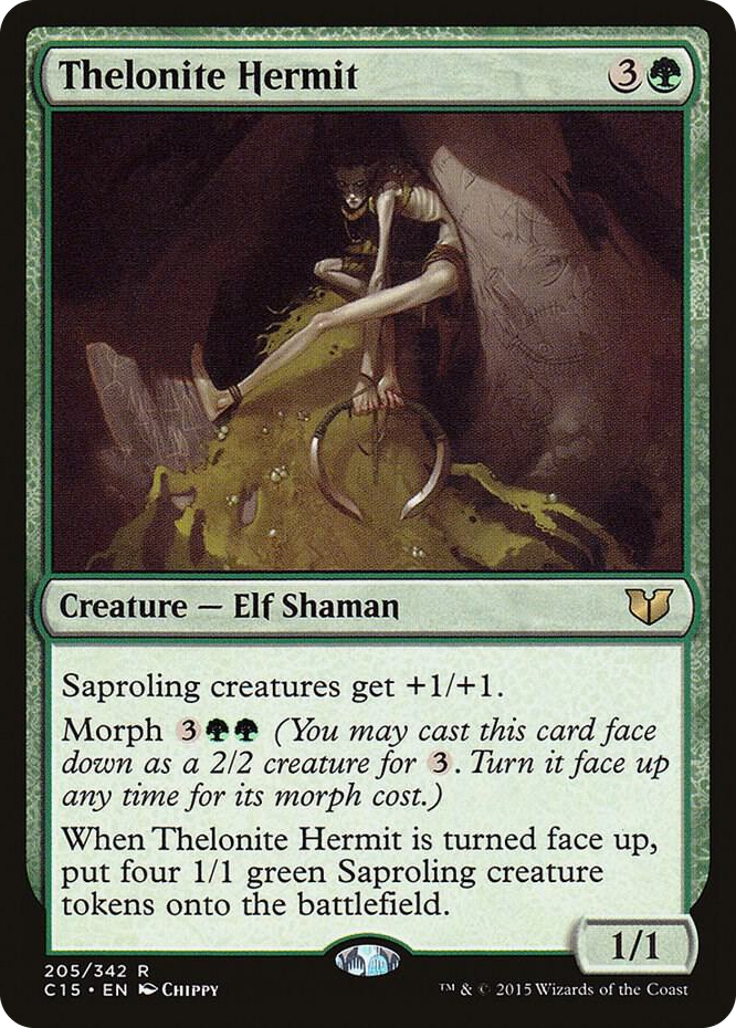 Thelonite Hermit #205 R - Commander 2015 Pokemon card