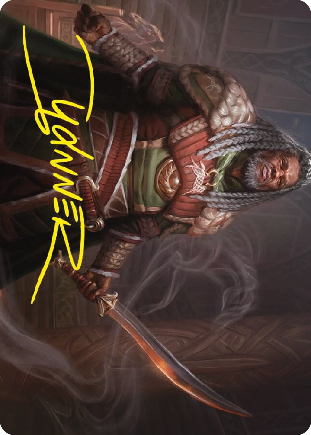 Theoden, King of Rohan Art Card (Gold-Stamped Signature) #25 S - Art Series: Universes Beyond: The Lord of the Rings: Tales of Middle-earth Pokemon card