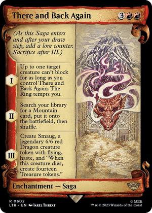0602 There and Back Again (Showcase Scrolls) R Universes Beyond: The Lord of the Rings: Tales of Middle-earth