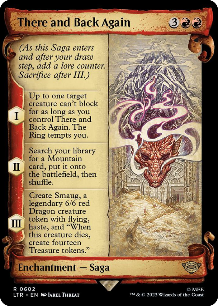 There and Back Again (Showcase Scrolls) #602 R - Universes Beyond: The Lord of the Rings: Tales of Middle-earth Pokemon card