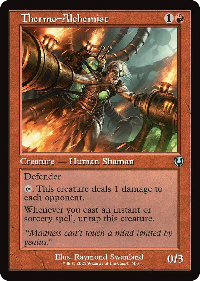 0403 Thermo-Alchemist (Retro Frame) U Innistrad Remastered