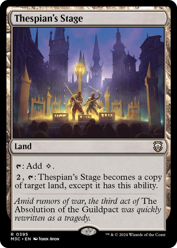 0395 Thespian's Stage (Ripple Foil) R Commander: Modern Horizons 3