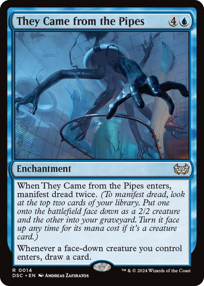 They Came from the Pipes #14 R - Commander: Duskmourn: House of Horror Pokemon card