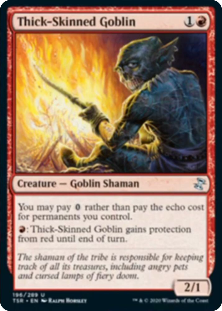 0196 Thick-Skinned Goblin U Time Spiral: Remastered