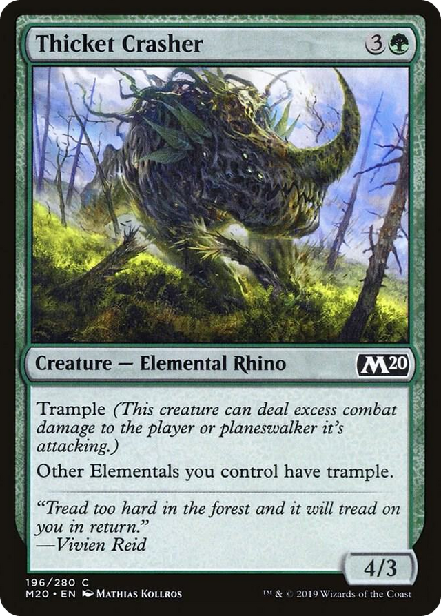 0196 Thicket Crasher C Core Set 2020