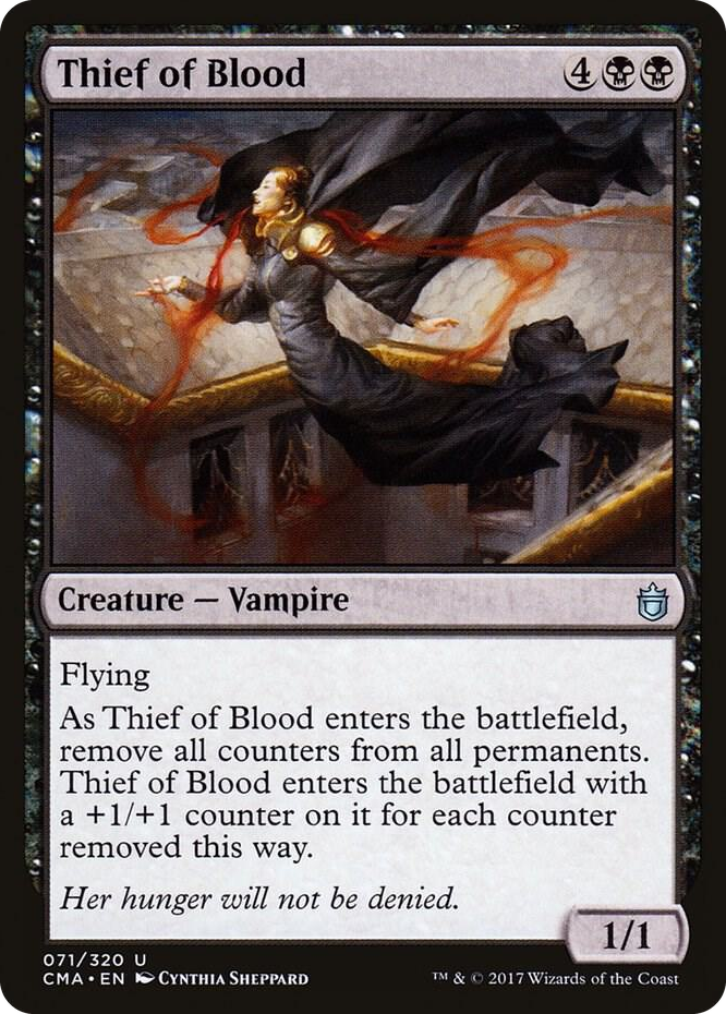 Thief of Blood #71 U - Commander Anthology Pokemon card