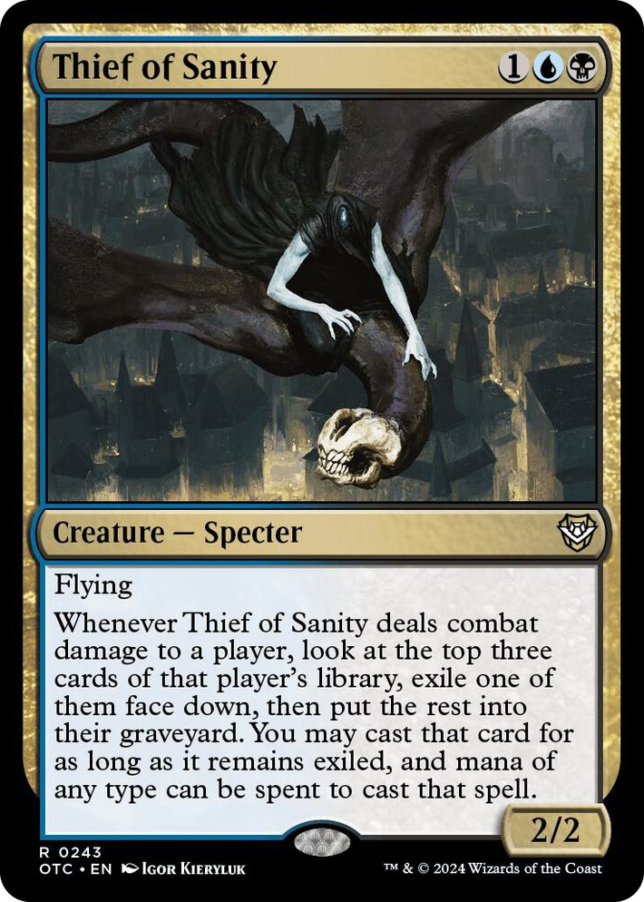 0243 Thief of Sanity R Commander: Outlaws of Thunder Junction
