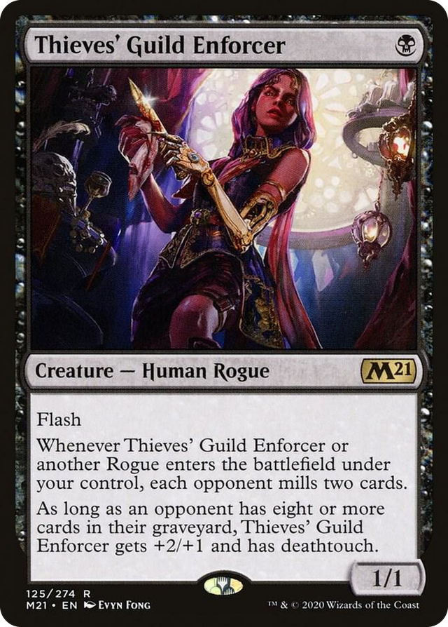 0125 Thieves' Guild Enforcer R Core Set 2021