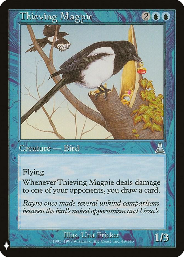 0049 Thieving Magpie U The List Reprints