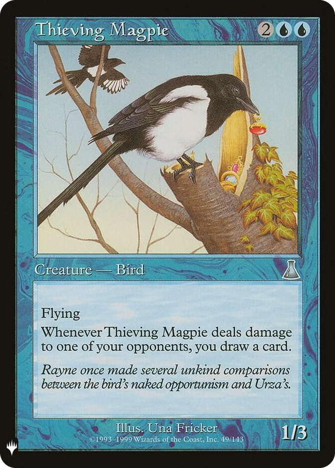 Thieving Magpie #49 U - The List Reprints Pokemon card