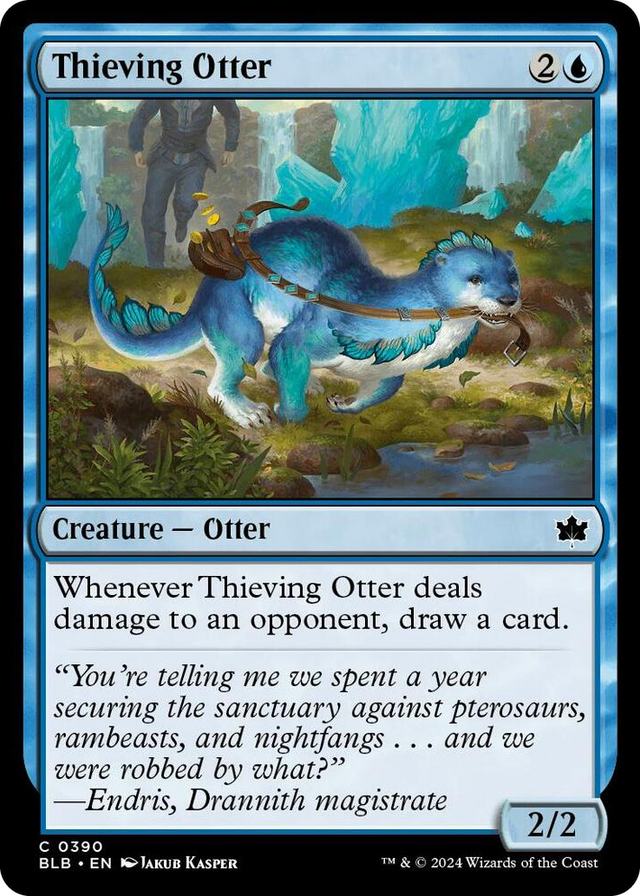 0390 Thieving Otter C Bloomburrow
