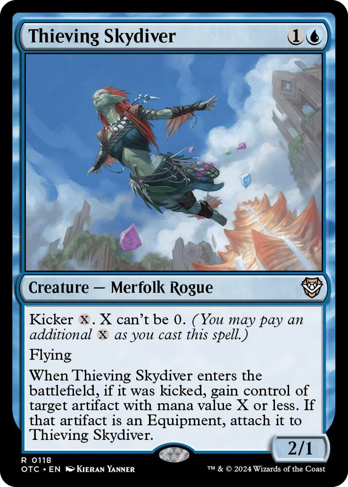 0118 Thieving Skydiver R Commander: Outlaws of Thunder Junction
