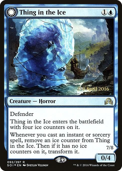 0092 Thing in the Ice R Prerelease Cards