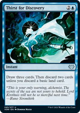 0085 Thirst for Discovery U Innistrad: Crimson Vow