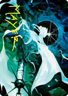 0025 Thirst for Discovery Art Card (Gold-Stamped Signature) S Art Series: Innistrad: Crimson Vow