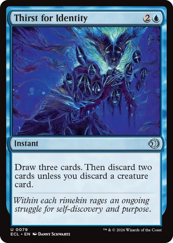 Thirst for Identity #79 U - Lorwyn Eclipsed Pokemon card