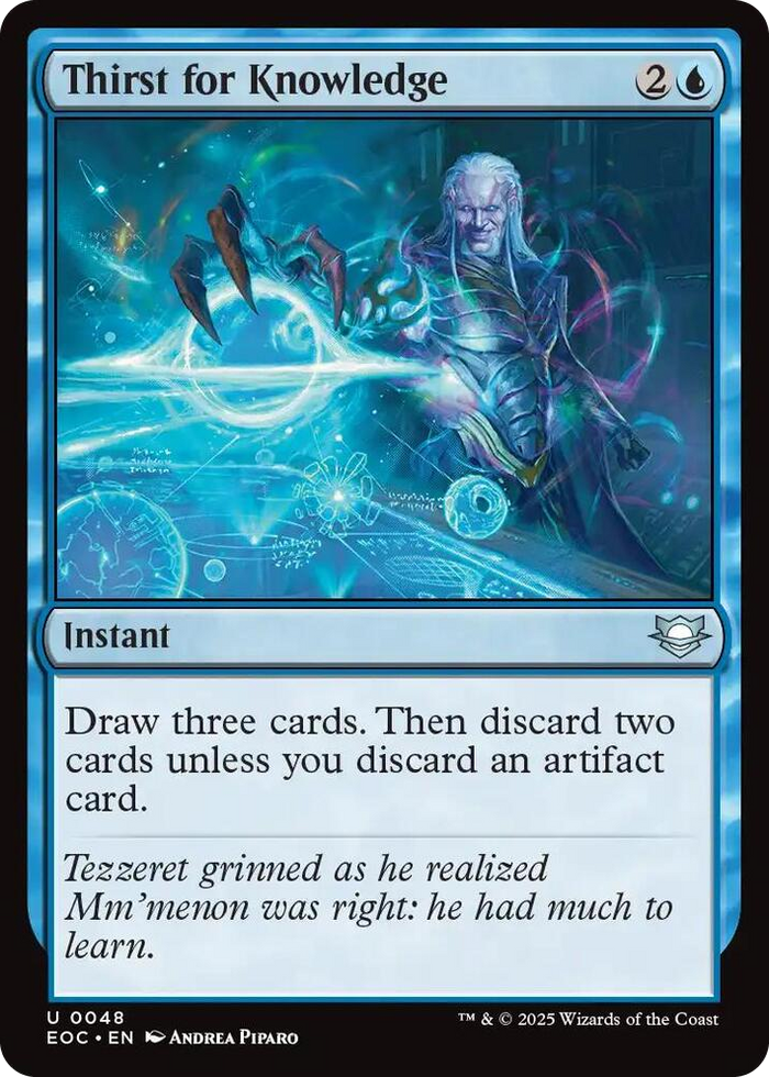 Thirst for Knowledge #48 U - Commander: Edge of Eternities Pokemon card