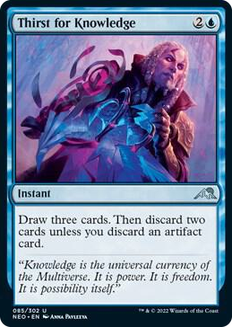0085 Thirst for Knowledge U Kamigawa: Neon Dynasty