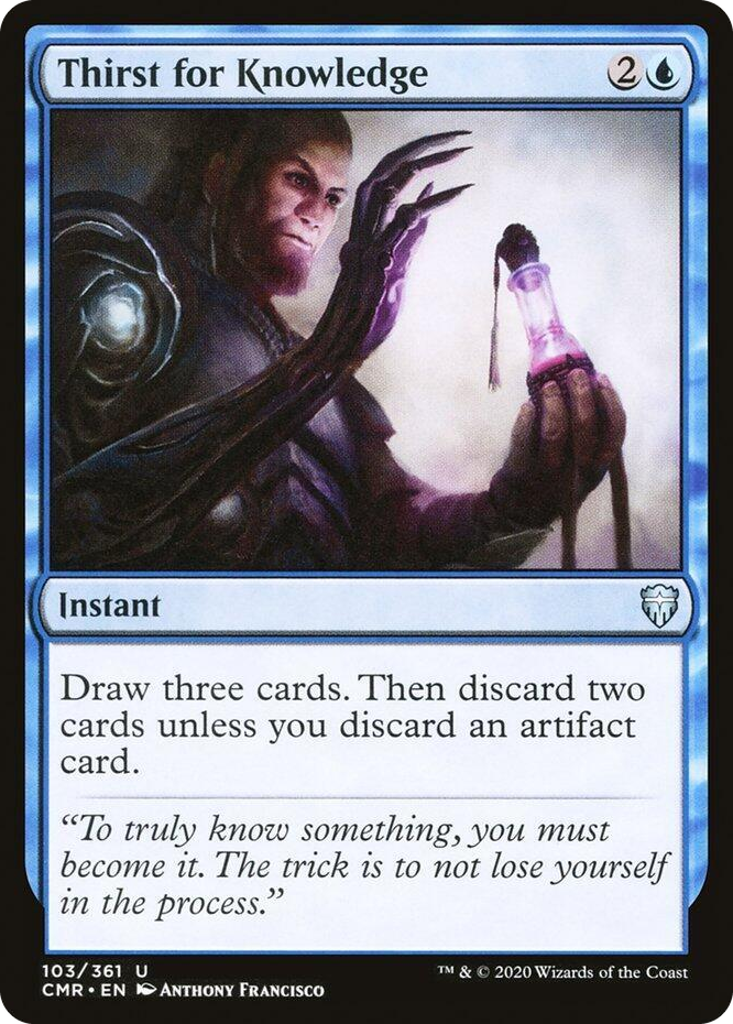 0103 Thirst for Knowledge U Commander Legends
