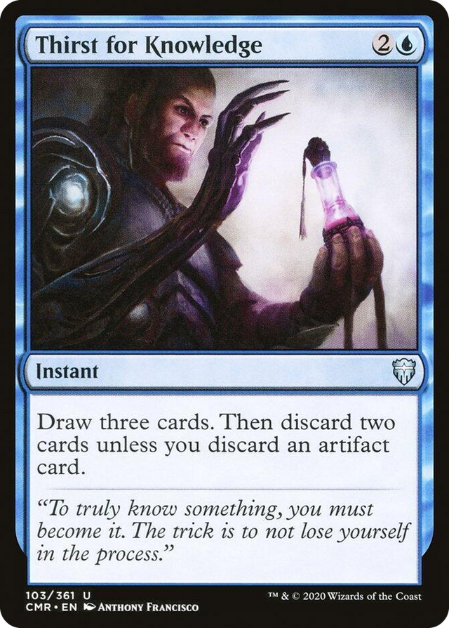 0103 Thirst for Knowledge U Commander Legends