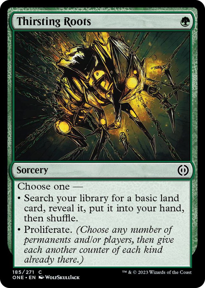 Thirsting Roots #185 C - Phyrexia: All Will Be One Pokemon card