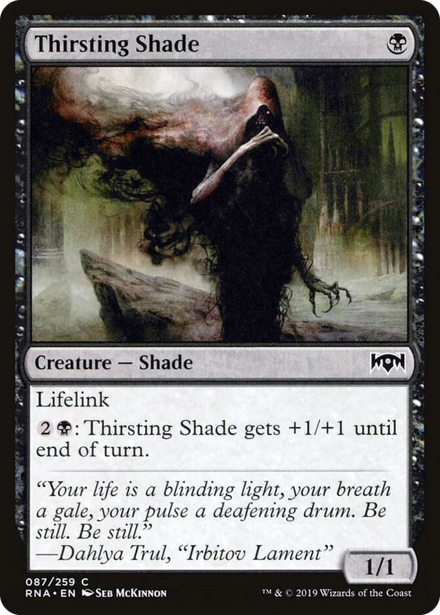 0087 Thirsting Shade C Ravnica Allegiance