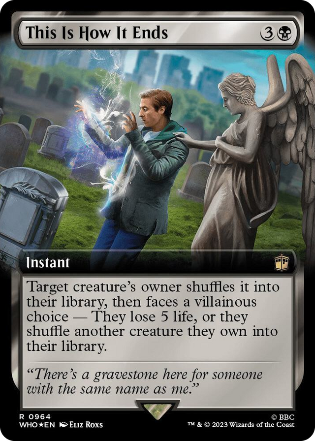 0964 This Is How It Ends (Extended Art) (Surge Foil) R Universes Beyond: Doctor Who