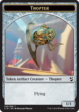 0025 Thopter (025) // Servo Double-Sided Token T Commander 2018
