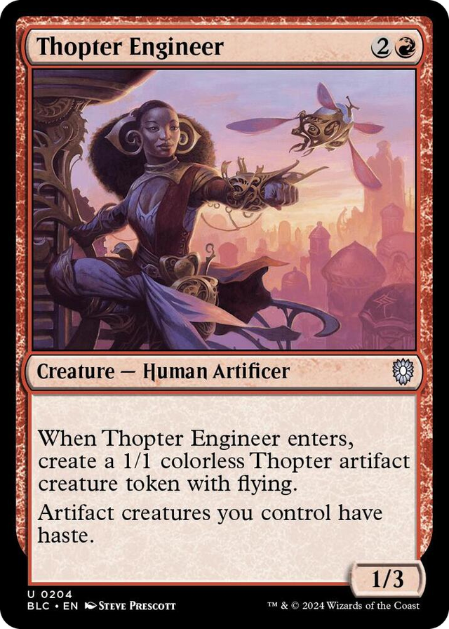 0204 Thopter Engineer U Commander: Bloomburrow
