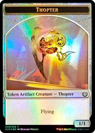 0009 Thopter // Servo Double-Sided Token T League Promos